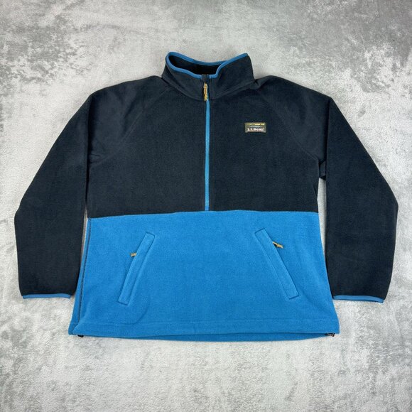 NWT L.L. Bean Womens Mountain Classic Fleece Collection 1/4 Zip Pullover Jacket - Picture 2 of 7